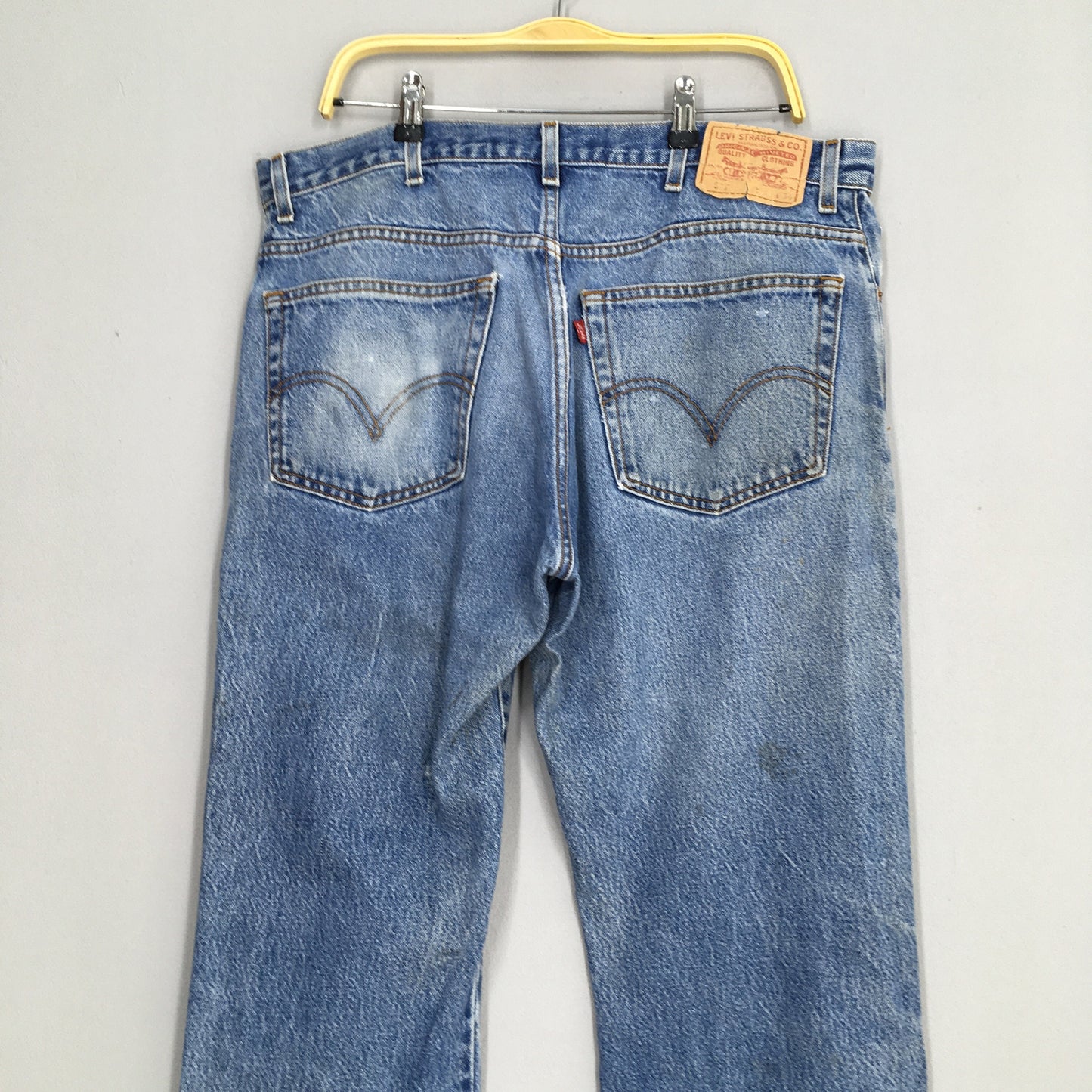 Levi's 517 Bootcut Distressed Ripped Jeans Size 38x34