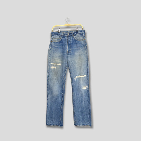 Levi's 501 Distressed Ripped Jeans Size 30x33