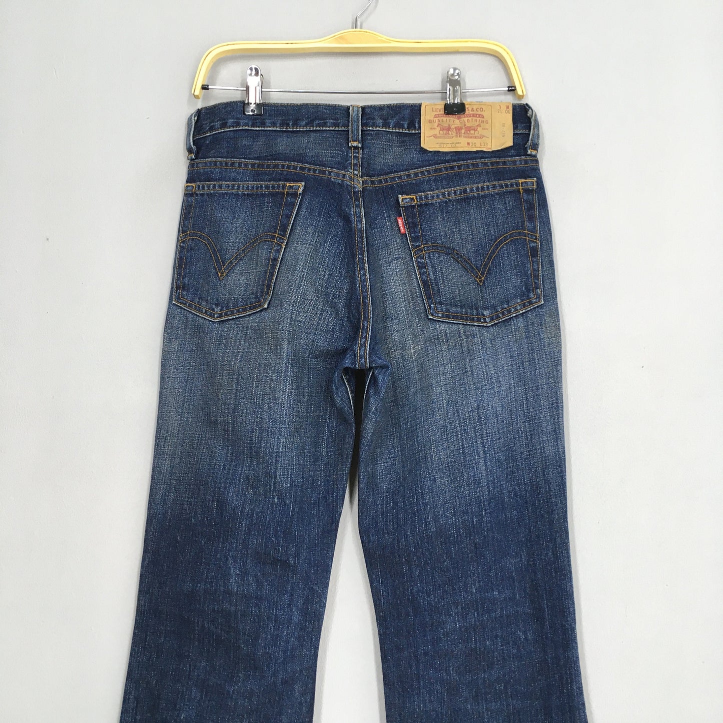 Levi's 517 Bootcut Indigo Blue Jeans Size 30x31