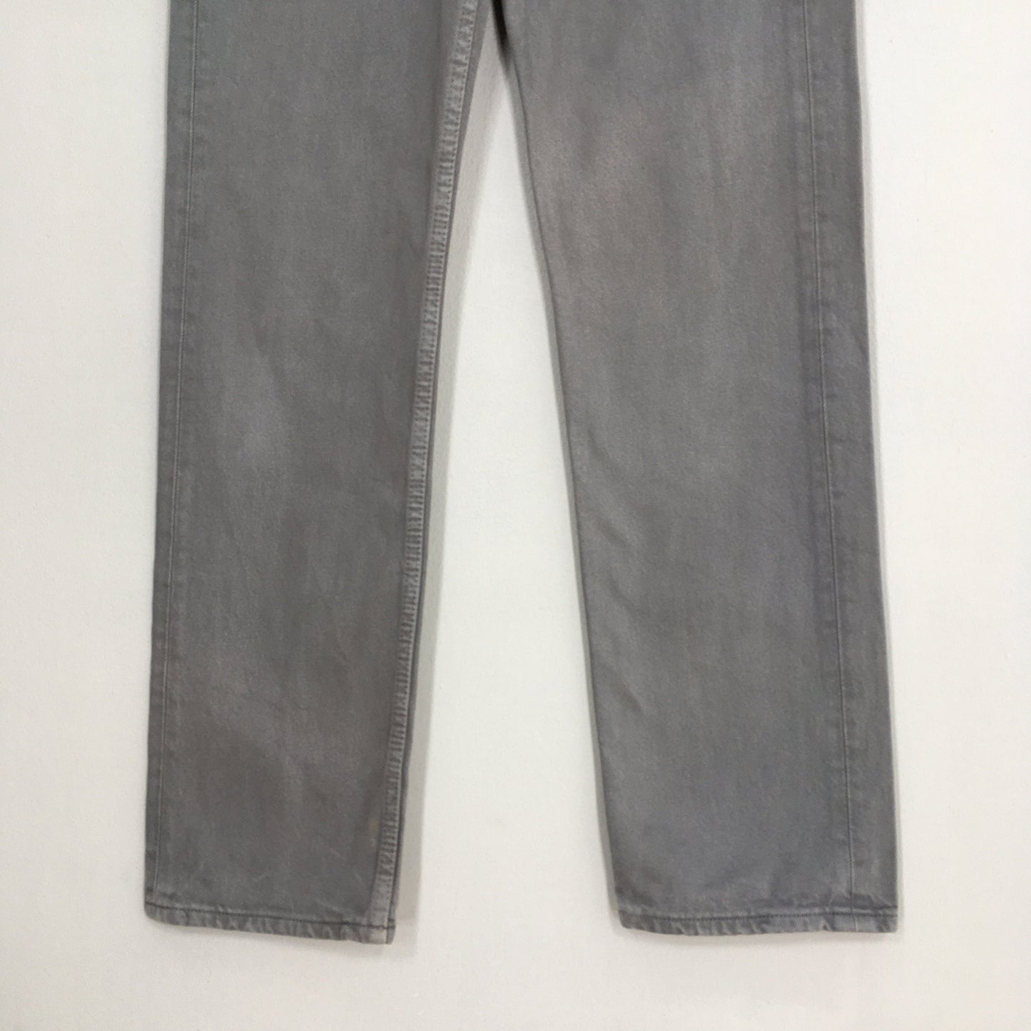 Levi's 501 Grey Overdyed Slim Fit Jeans Size 28x32