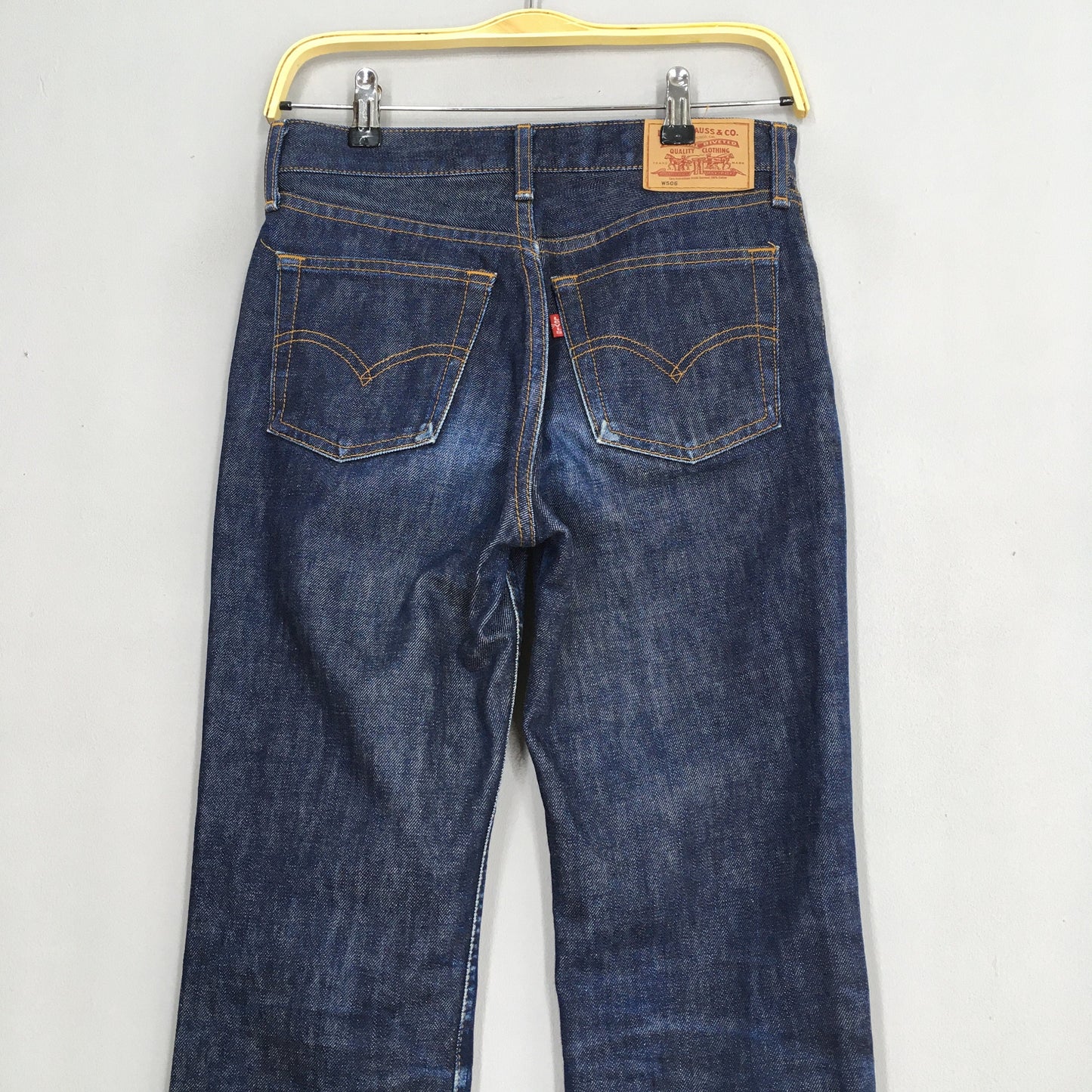 Levi's 506 Indigo Blue Slim Fit Jeans Size 28x31