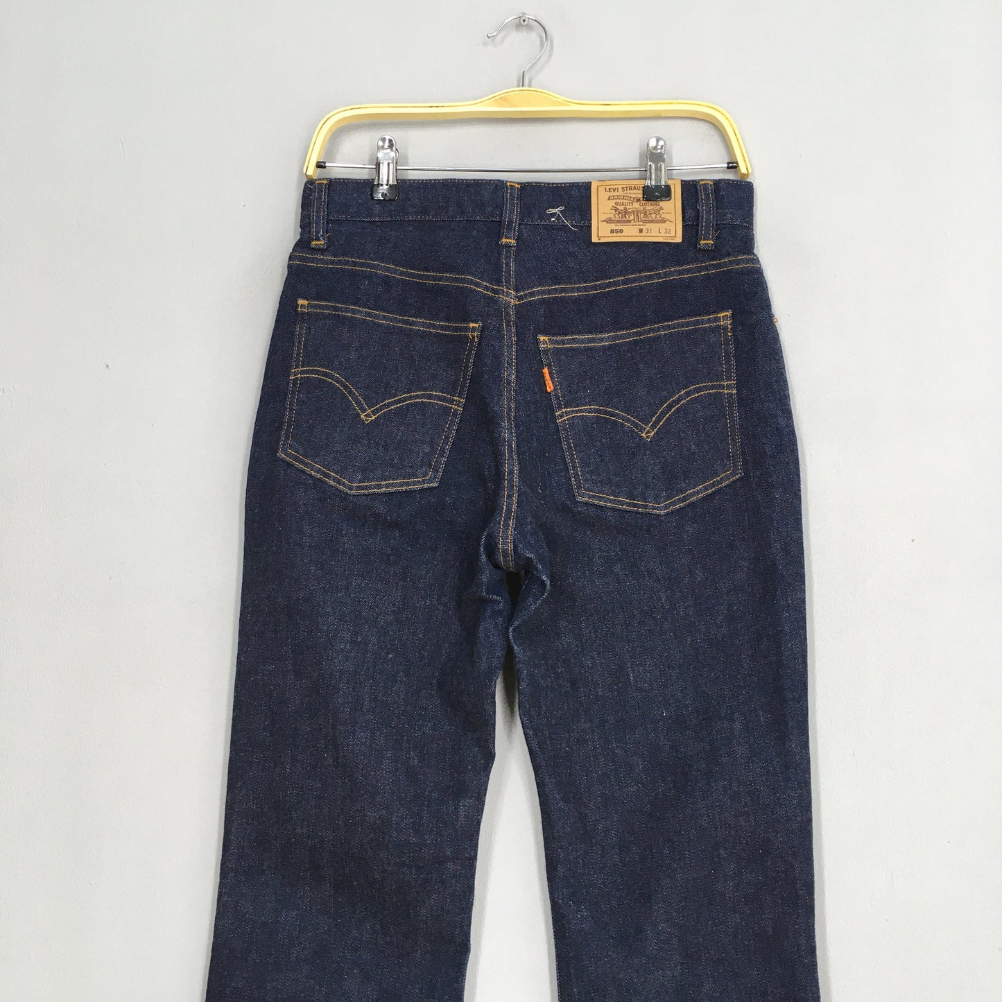 Levi's 850 Bootcut Indigo Blue Jeans Size 29x32