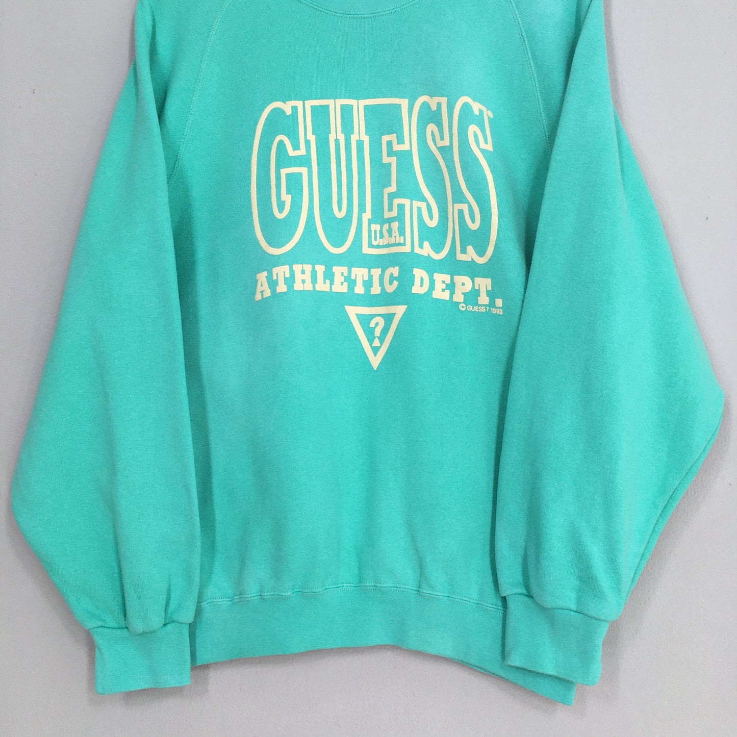 Guess Jeans Green Sweatshirt Large