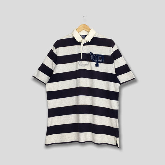 Polo Ralph Lauren Rugby Stripes Shirt Men Large