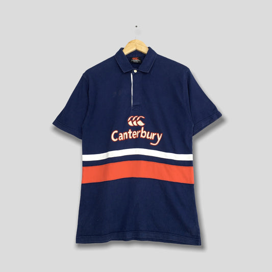 Canterbury Of New Zealand Rugby Blue Polo Shirt