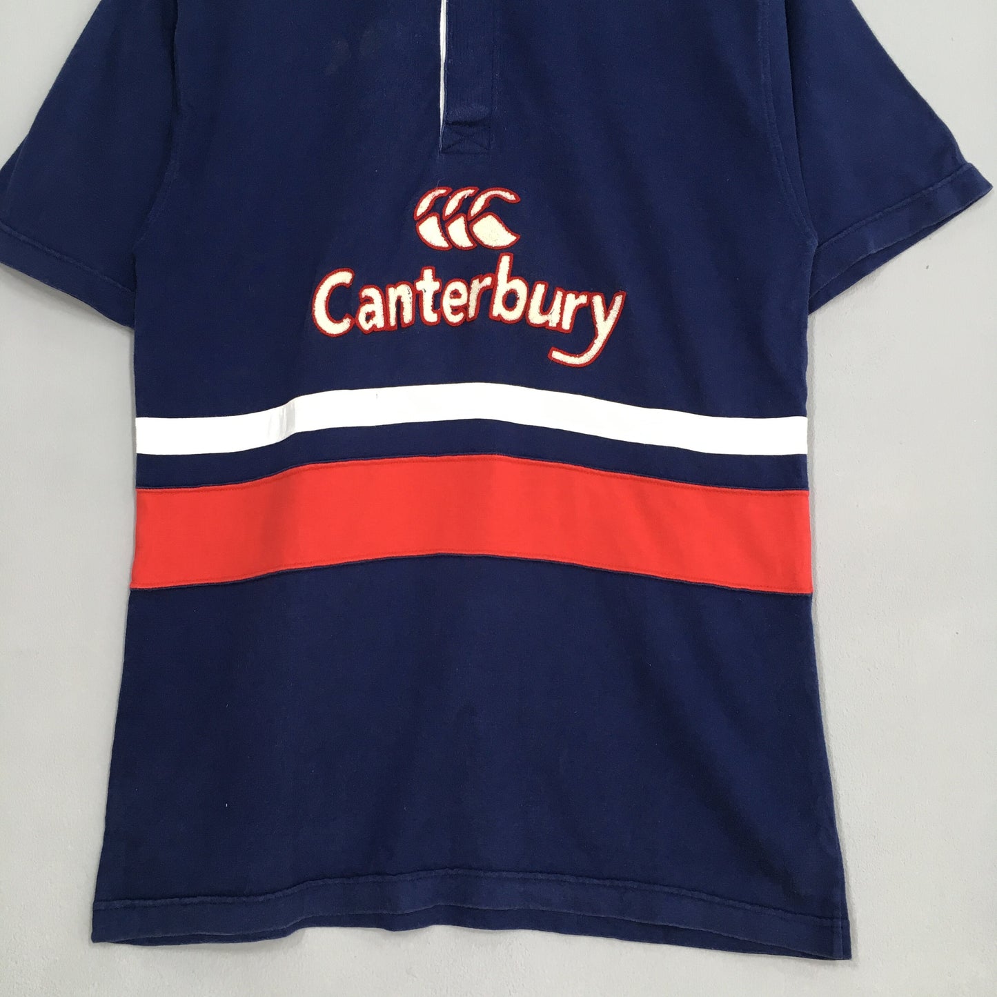 Canterbury Of New Zealand Rugby Blue Polo Shirt