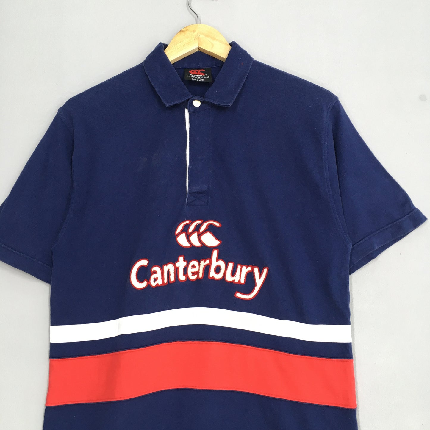 Canterbury Of New Zealand Rugby Blue Polo Shirt