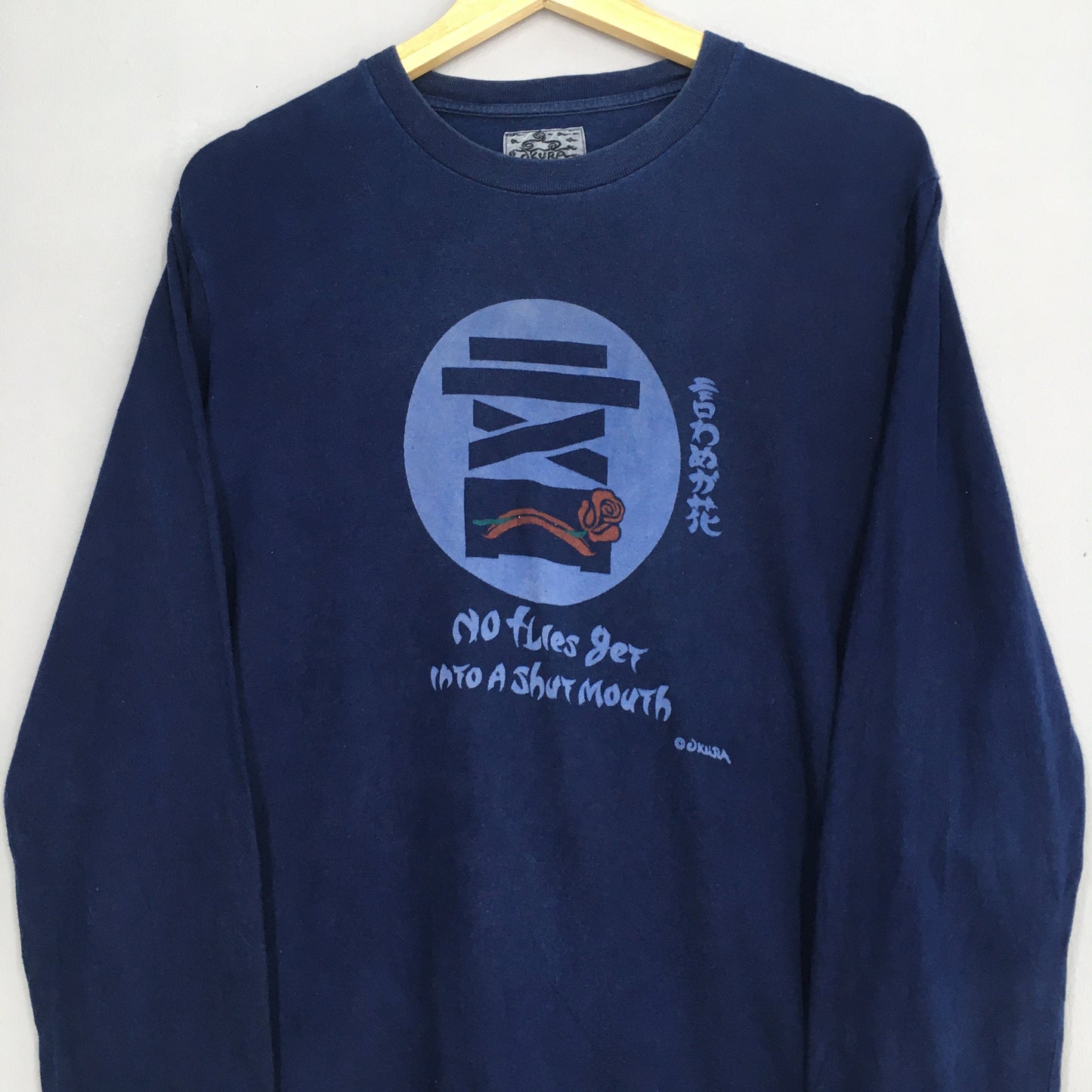 Okura Japan Indigo Blue Tshirt Medium