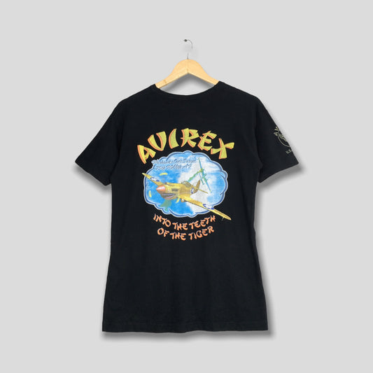 Avirex Usa Air Force Black T shirt Medium