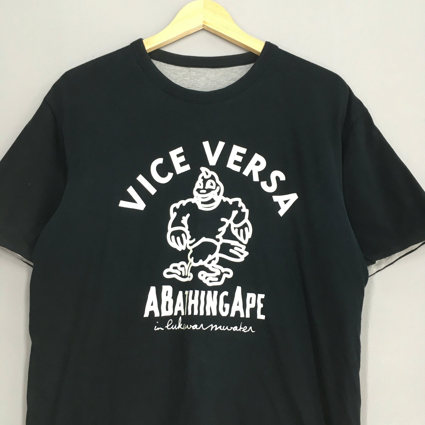 A Bathing Ape Bape Vice Versa Wliaba Reversible T shirt