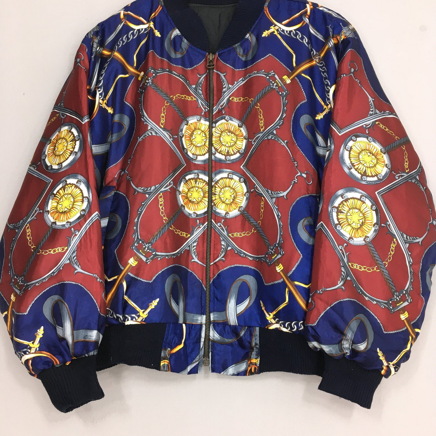 Royalty Baroque Luxury Bomber Jacket XLarge