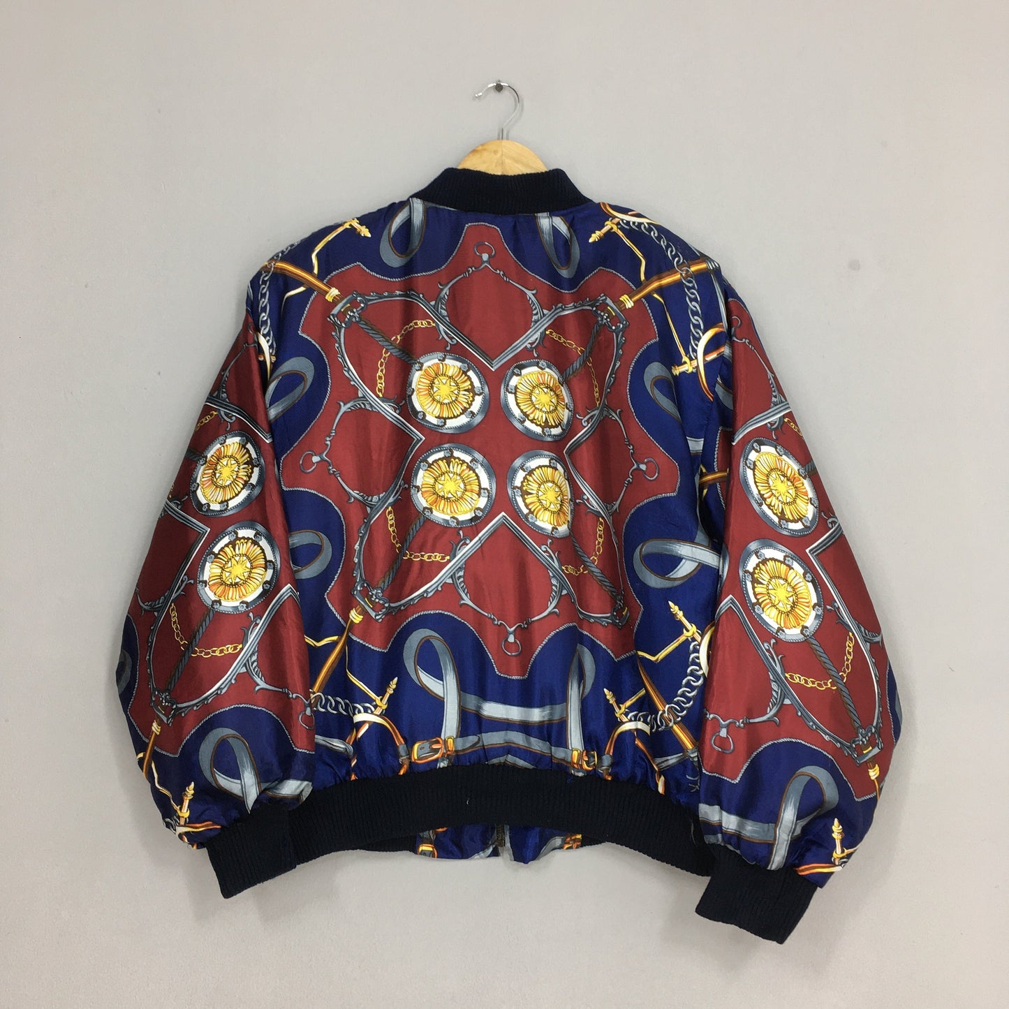 Royalty Baroque Luxury Bomber Jacket XLarge