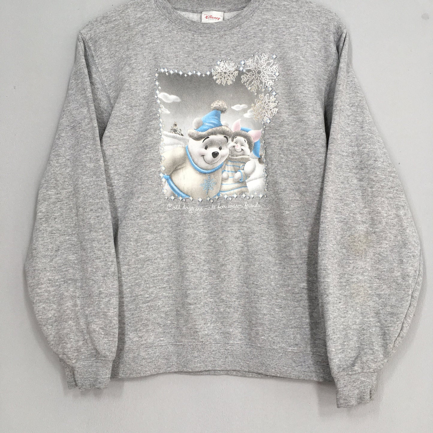 Winnie The Pooh Disney Gray Sweatshirt Small