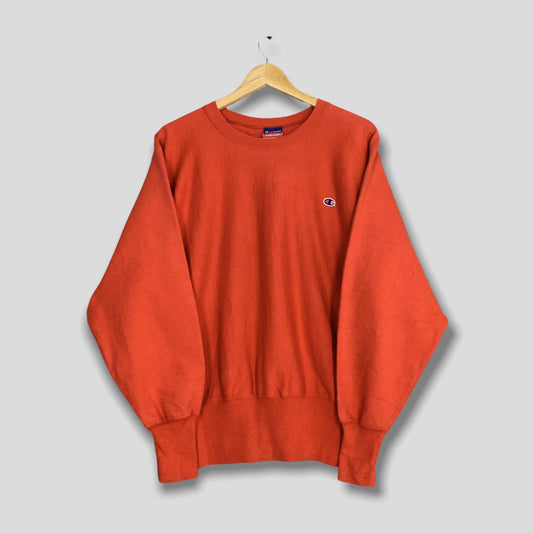 Champion Reverse Weave Red Sweatshirt Small