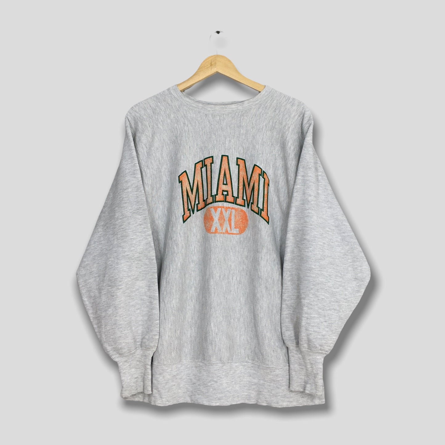 Champion Miami State Gray Sweatshirt Large