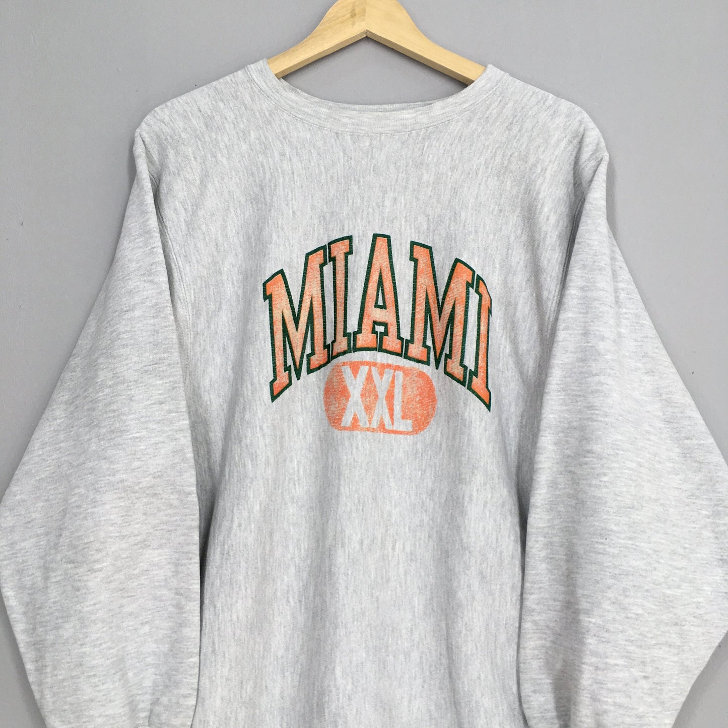 Champion Miami State Gray Sweatshirt Large