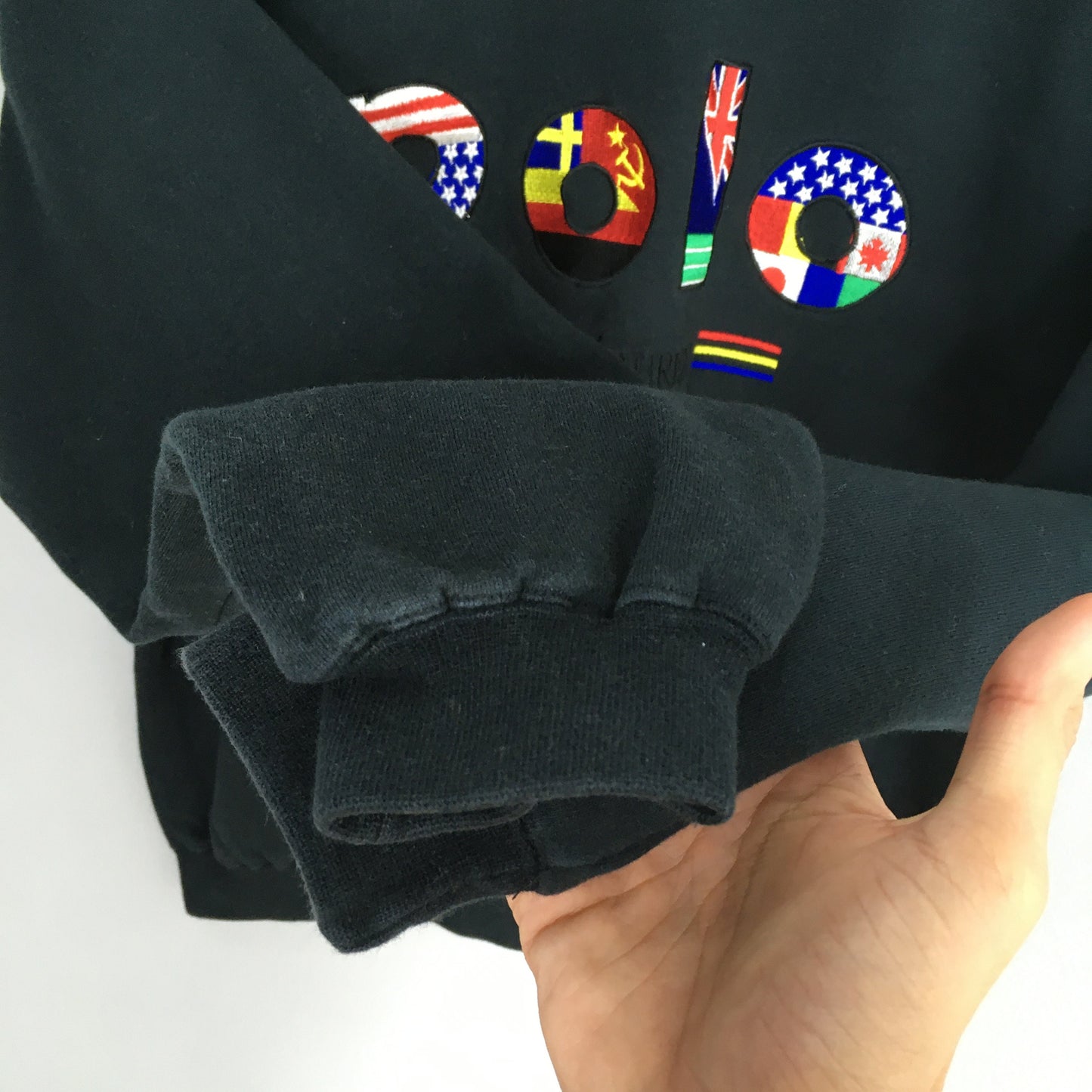 Polo Ralph Lauren Black Sweatshirt Medium