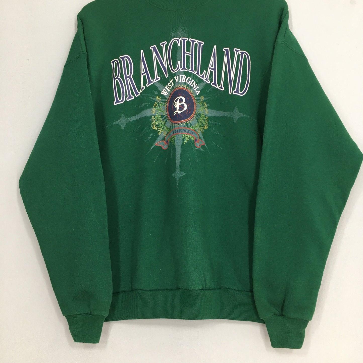 Branchland West Virginia Green Sweatshirt XLarge