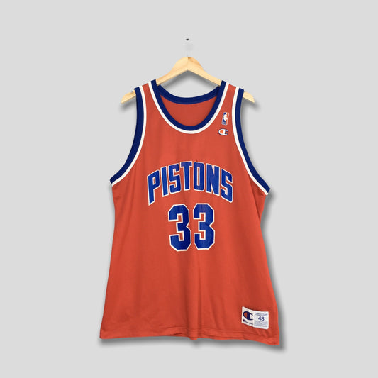 Pistons Basketball Nba Grant Hill #33 Champion Jersey