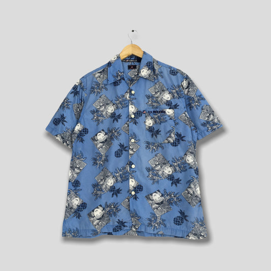 Us Polo Floral Hawaiian Shirt Medium