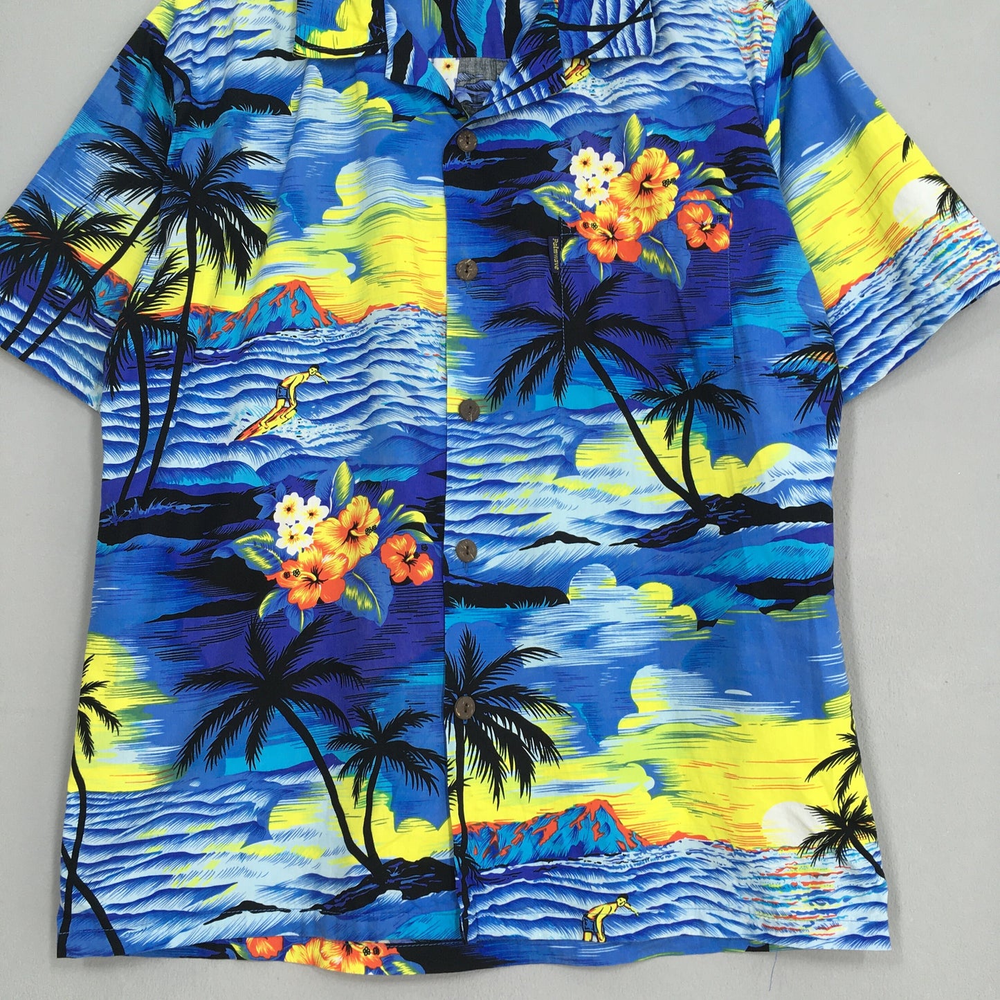 Hawaiian Aloha Coconut Tree Shirt Medium