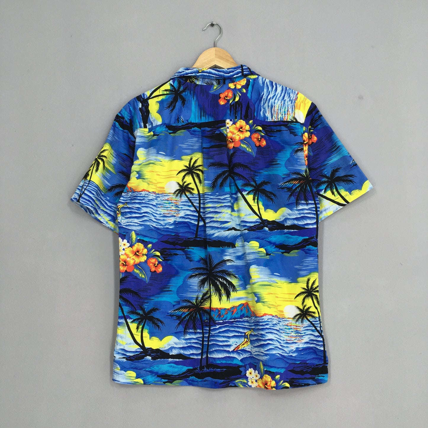 Hawaiian Aloha Coconut Tree Shirt Medium