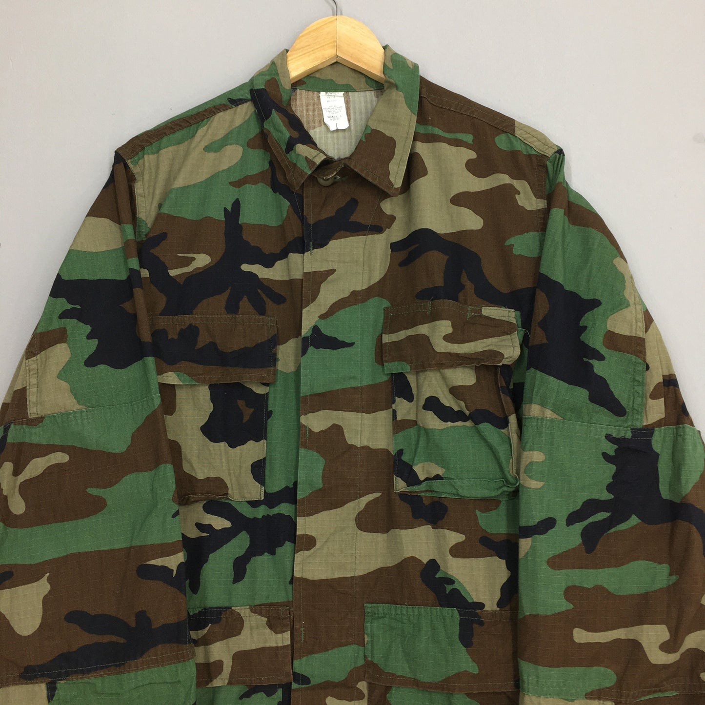 M-65 Field Woodland Patern Camo Jacket Medium