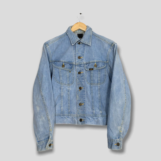 Lee Sanforized Denim Trucker Jacket Small