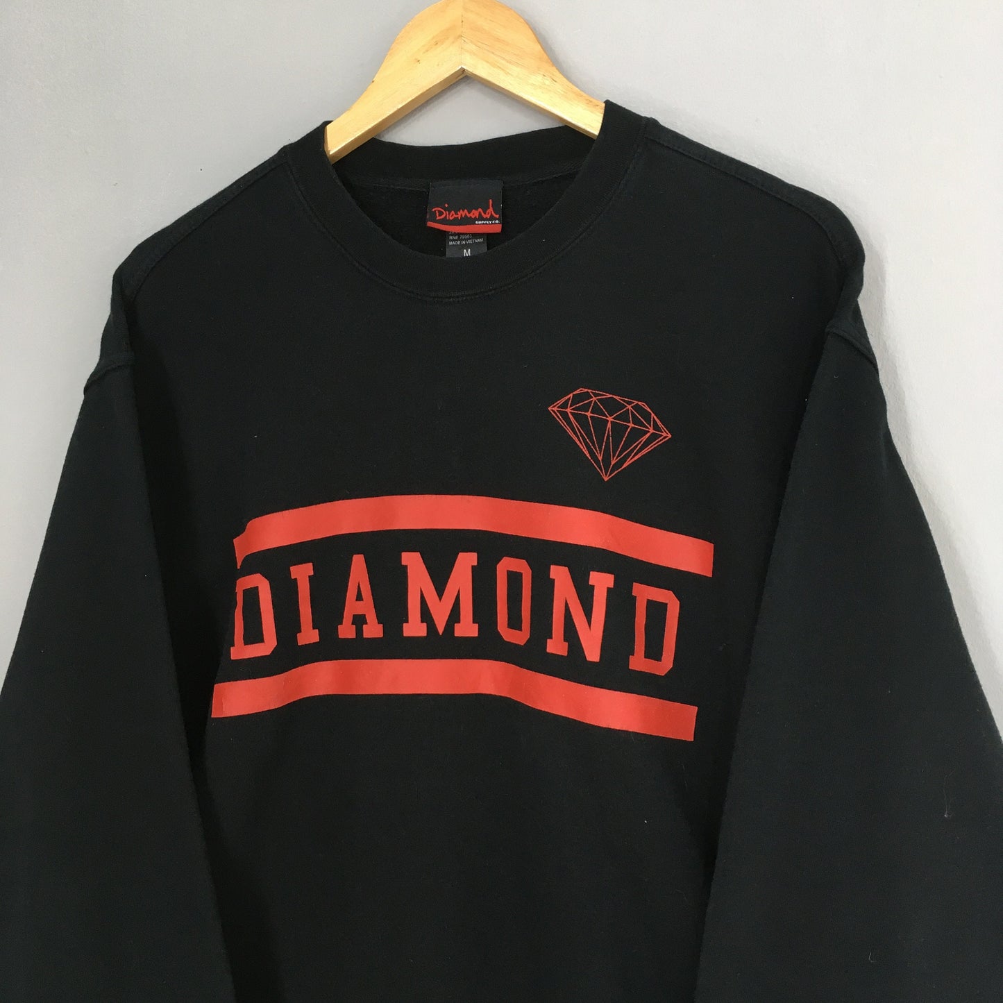 Diamond Supply Co Black Jumper Medium