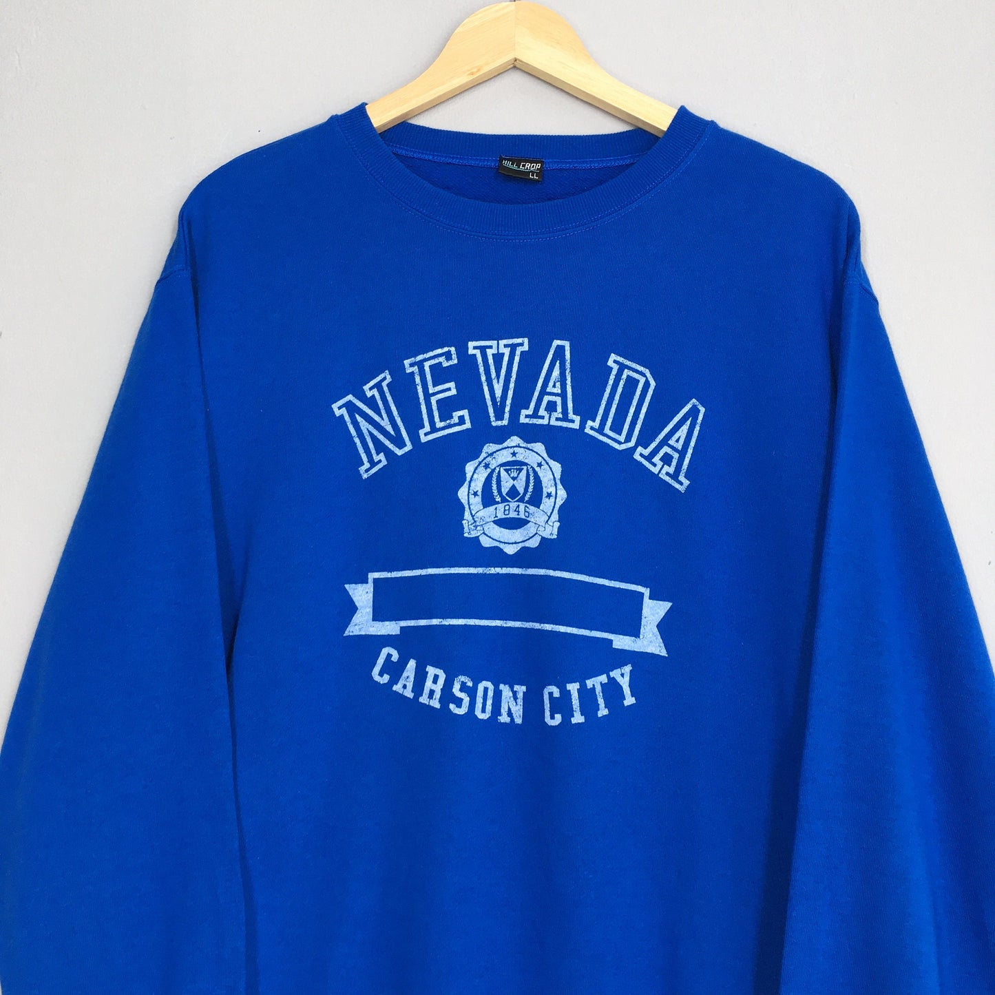 Carson City Nevada Blue Sweatshirt Large