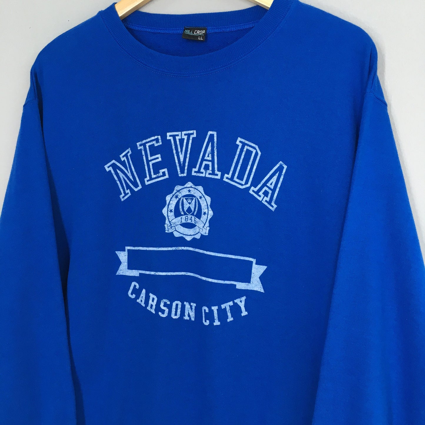 Carson City Nevada Blue Sweatshirt Large