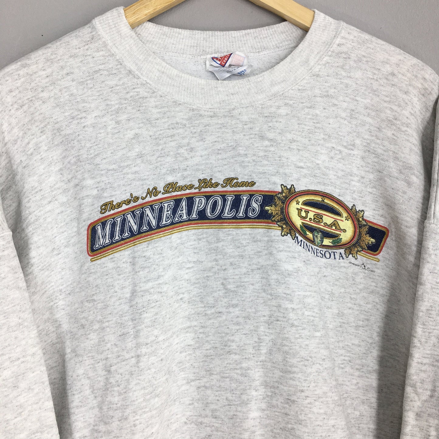 Minneapolis City Gray Sweatshirt Xlarge