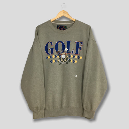 Golf The Only Game Green Sweatshirt Large