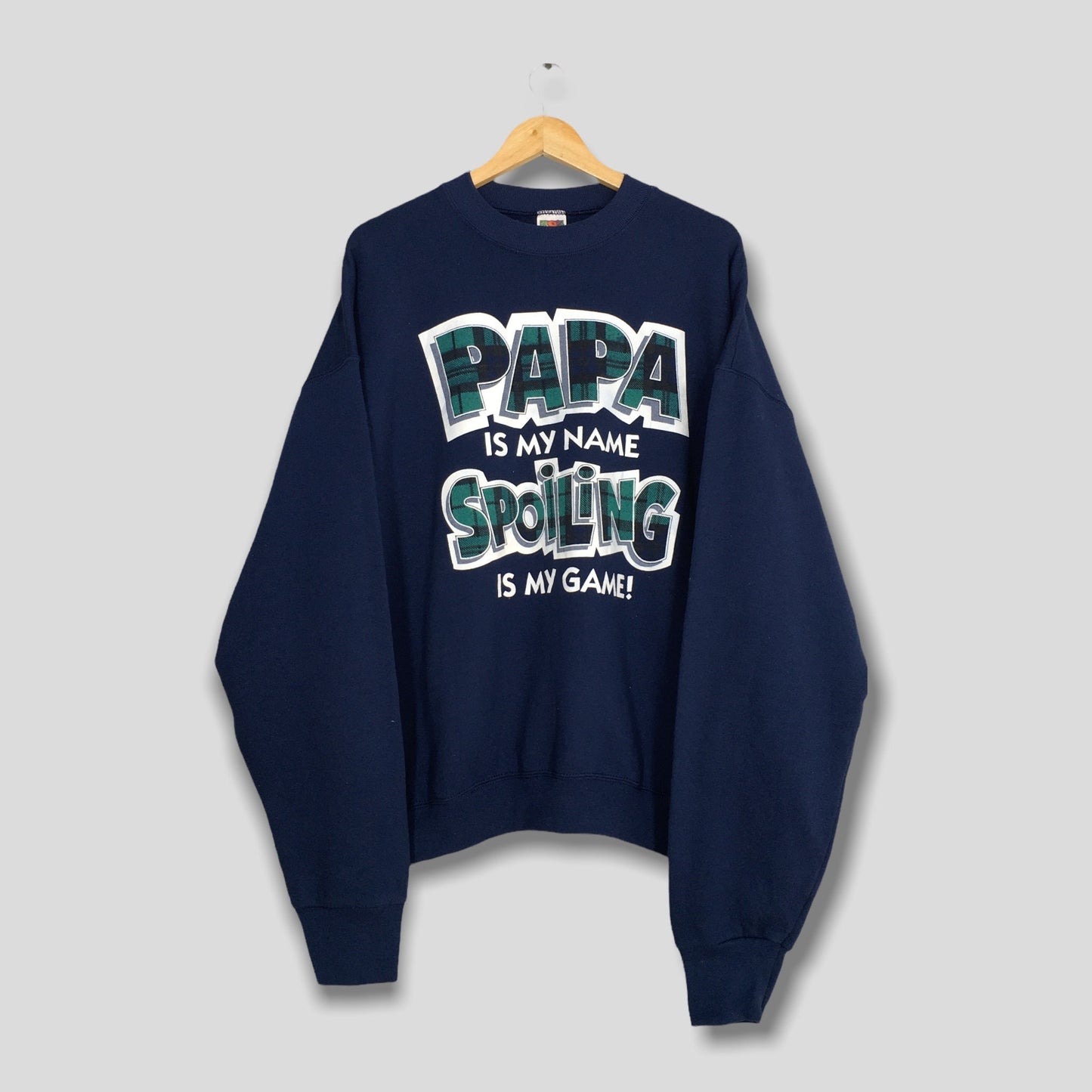 Great Papa Blue Sweatshirt XXLarge