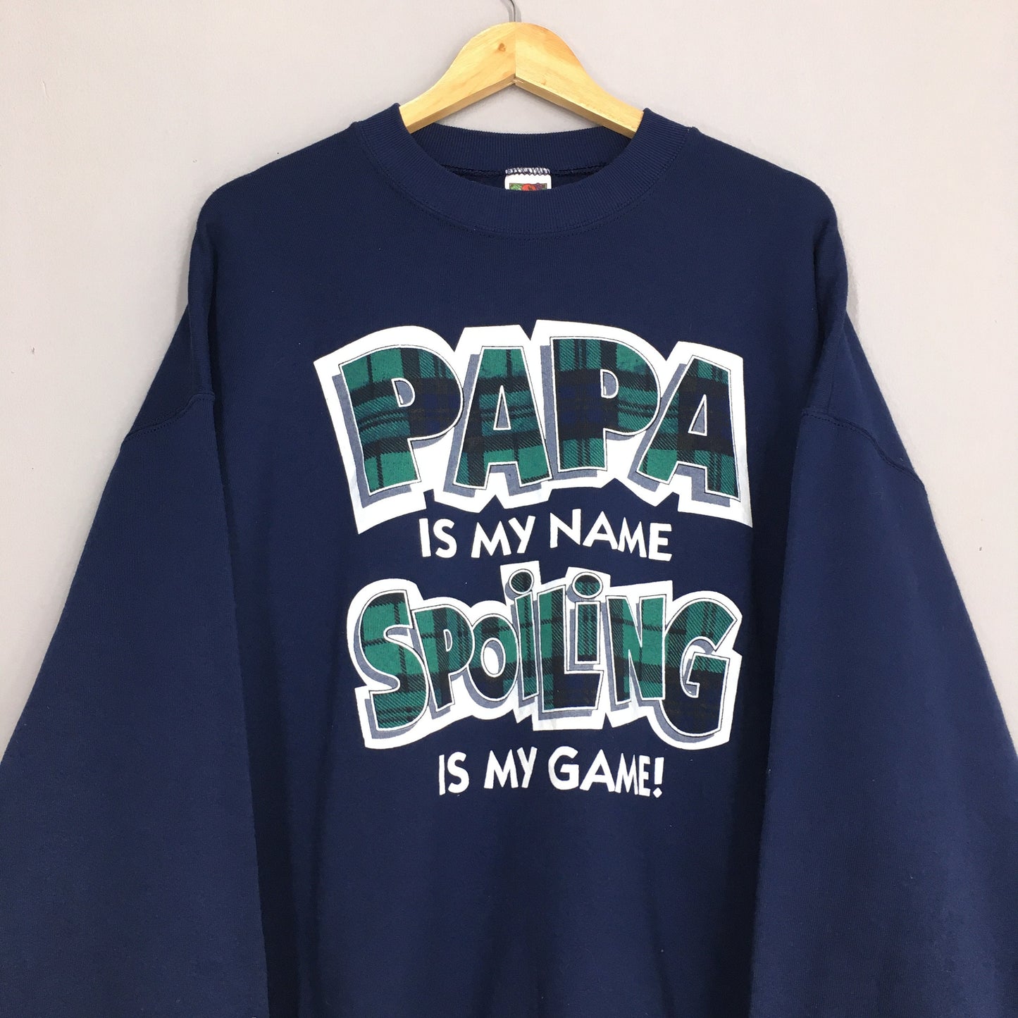 Great Papa Blue Sweatshirt XXLarge