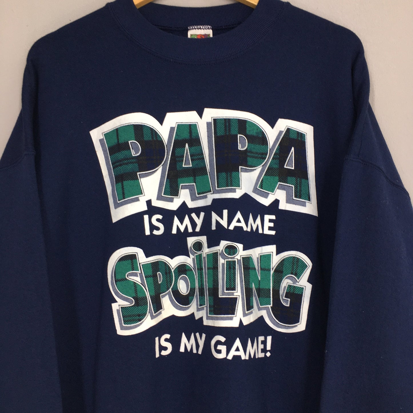 Great Papa Blue Sweatshirt XXLarge