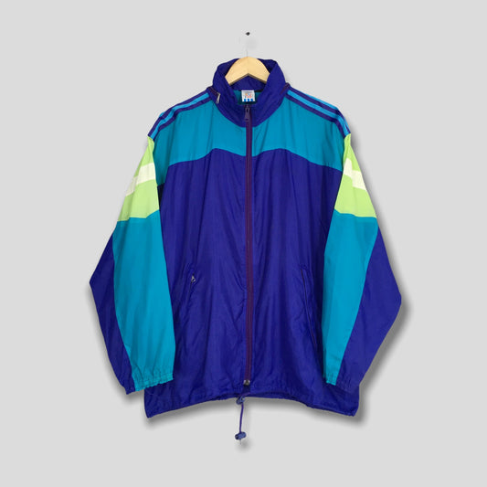 Adidas Hoodie Windbreaker Jacket Large