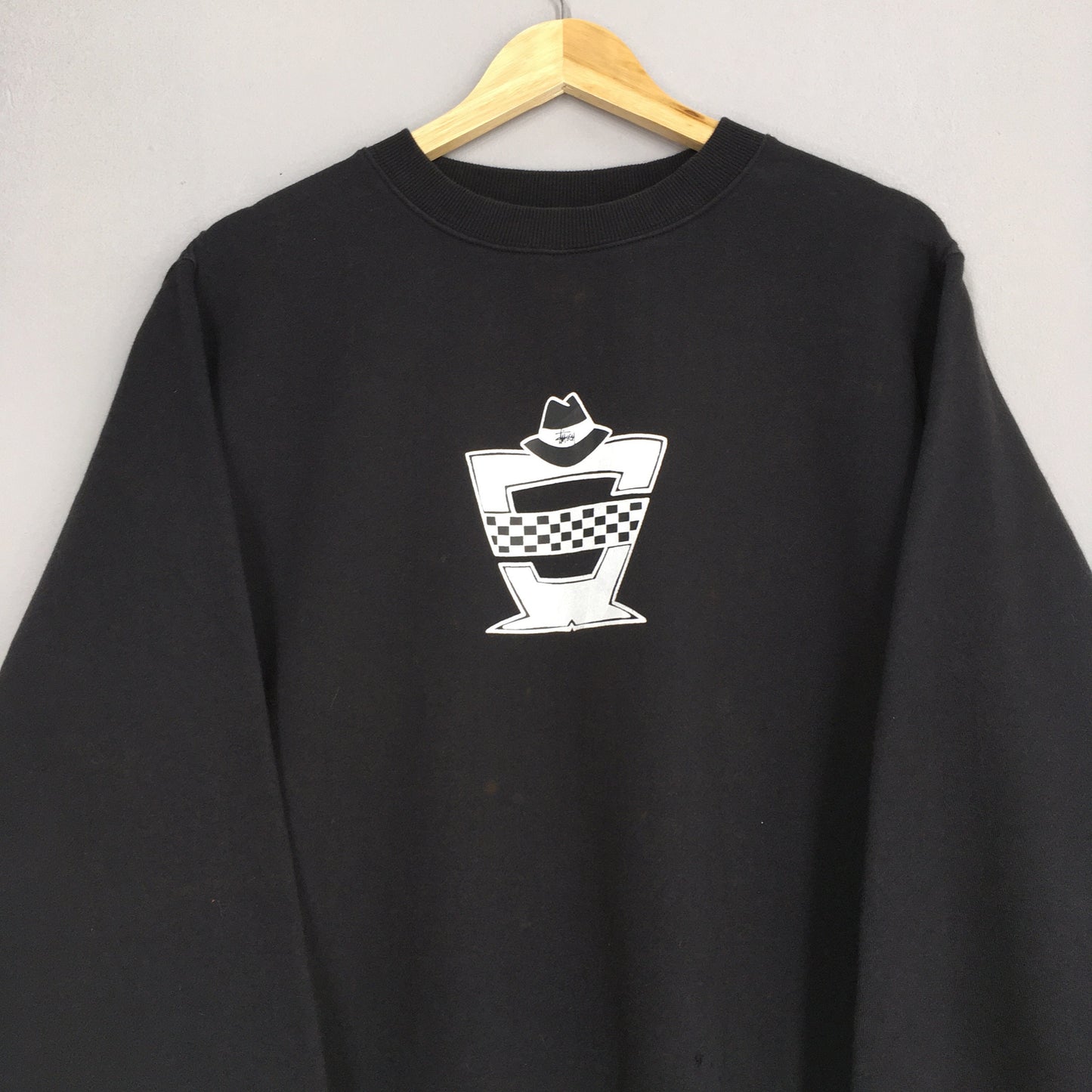 Stussy Usa Sweater Black Medium