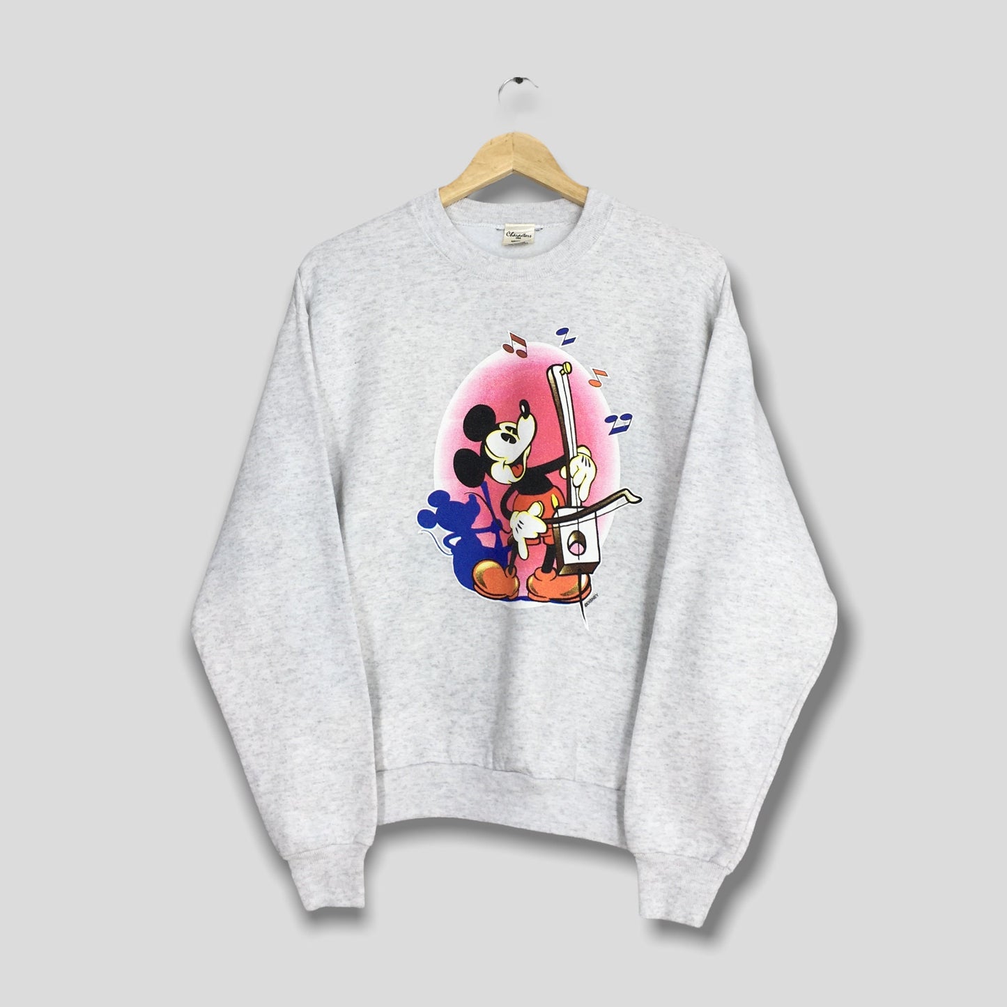 Mickey Mouse Musical Sweater Women Large