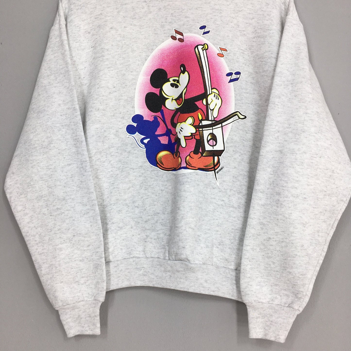 Mickey Mouse Musical Sweater Women Large