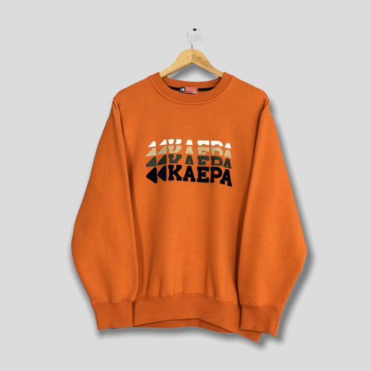 Kaepa Usa Sports Orange Sweatshirts Large