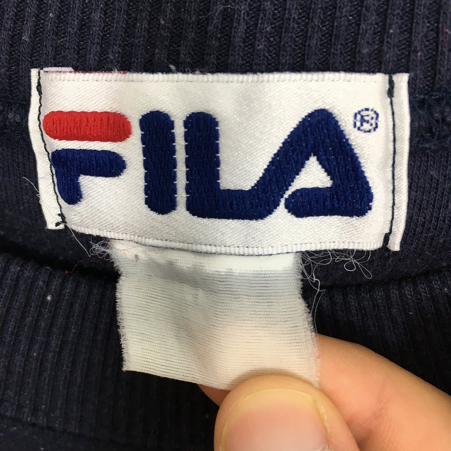 Fila Italia Pullover Sweatshirt Blue Xlarge