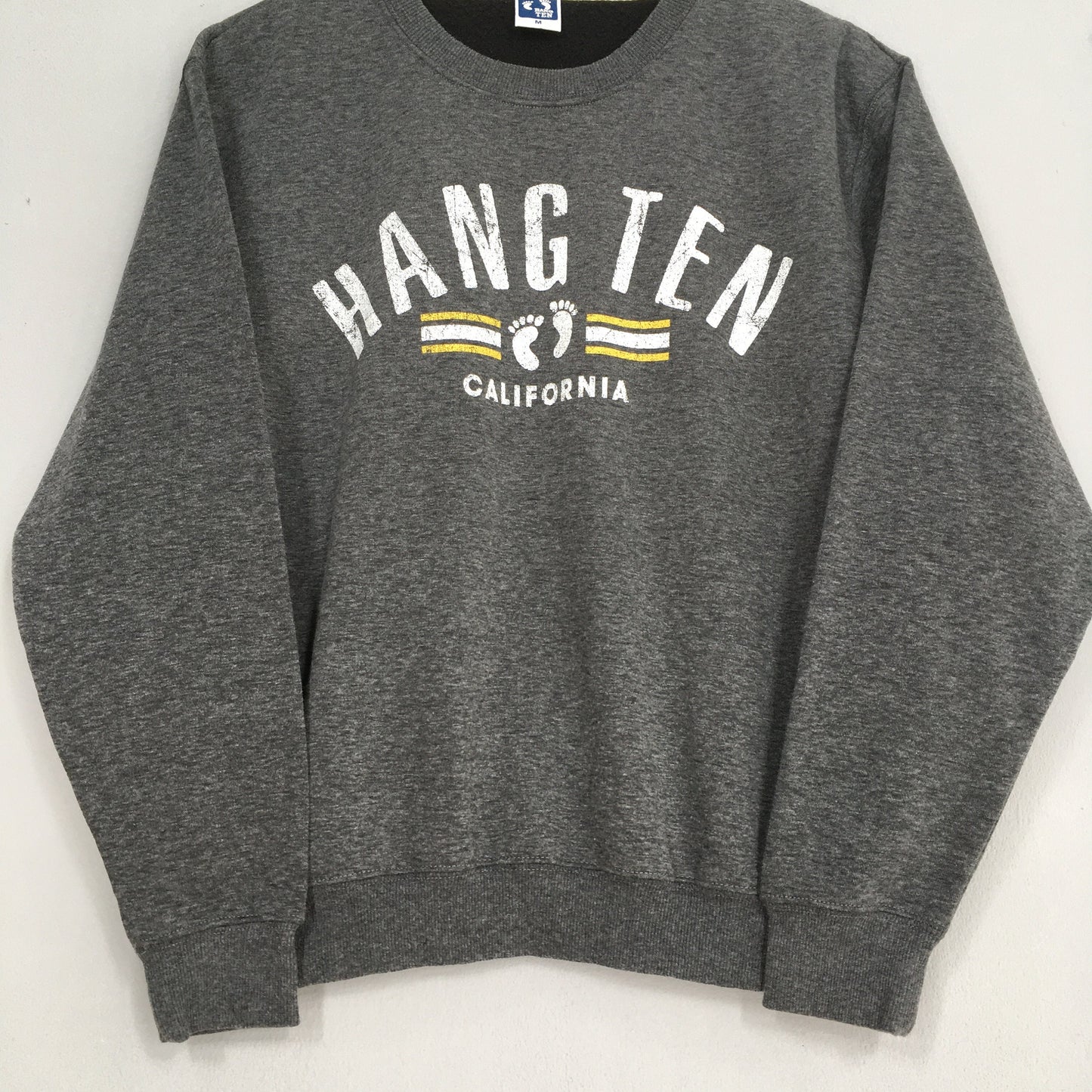 Hang Ten Sweatshirt Men Gray Medium