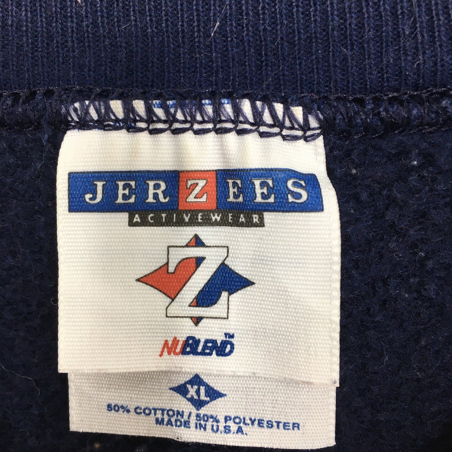 Jerzees Usa Plain Blue Sweatshirt XLarge