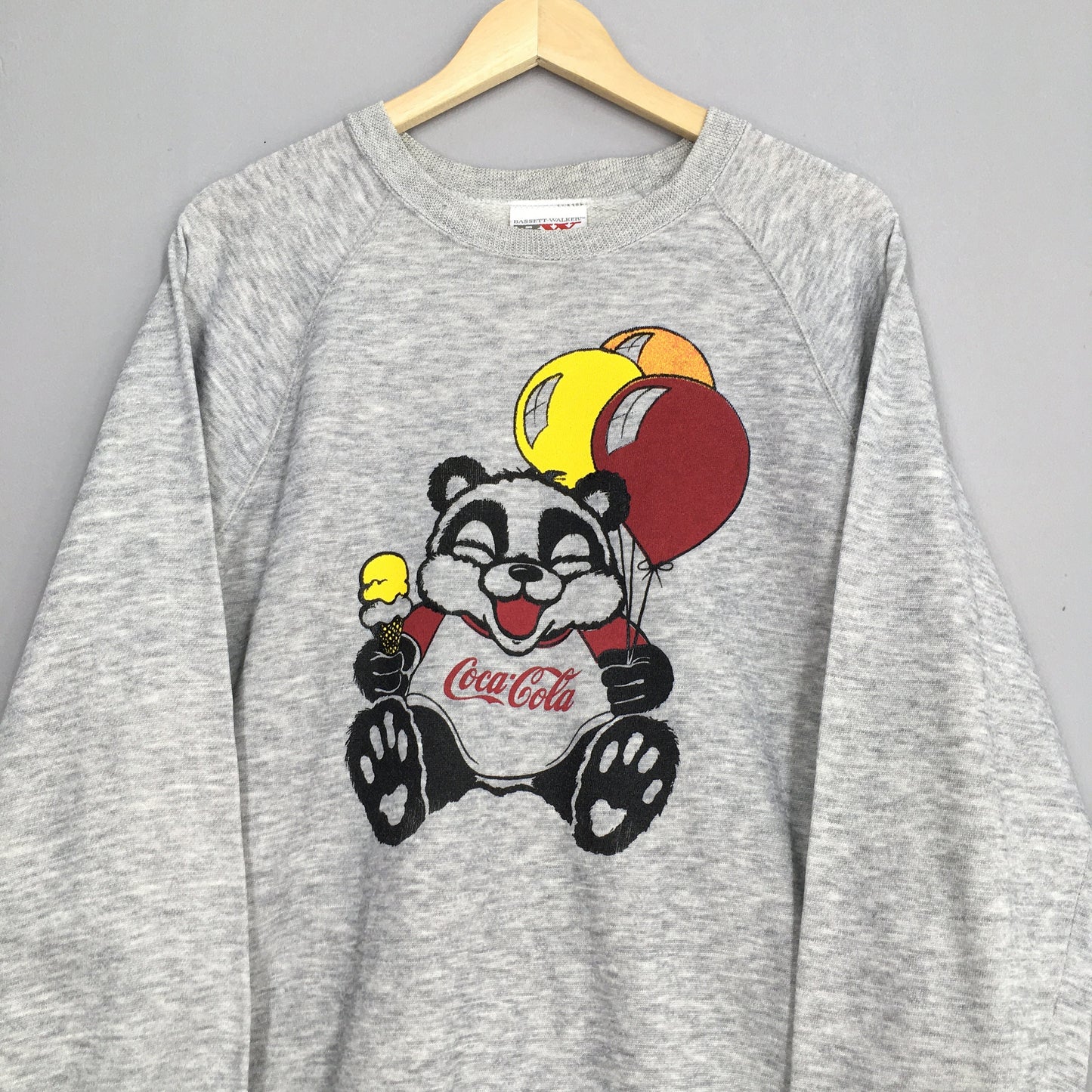 Coca Cola Panda Party Sweatshirt XLarge