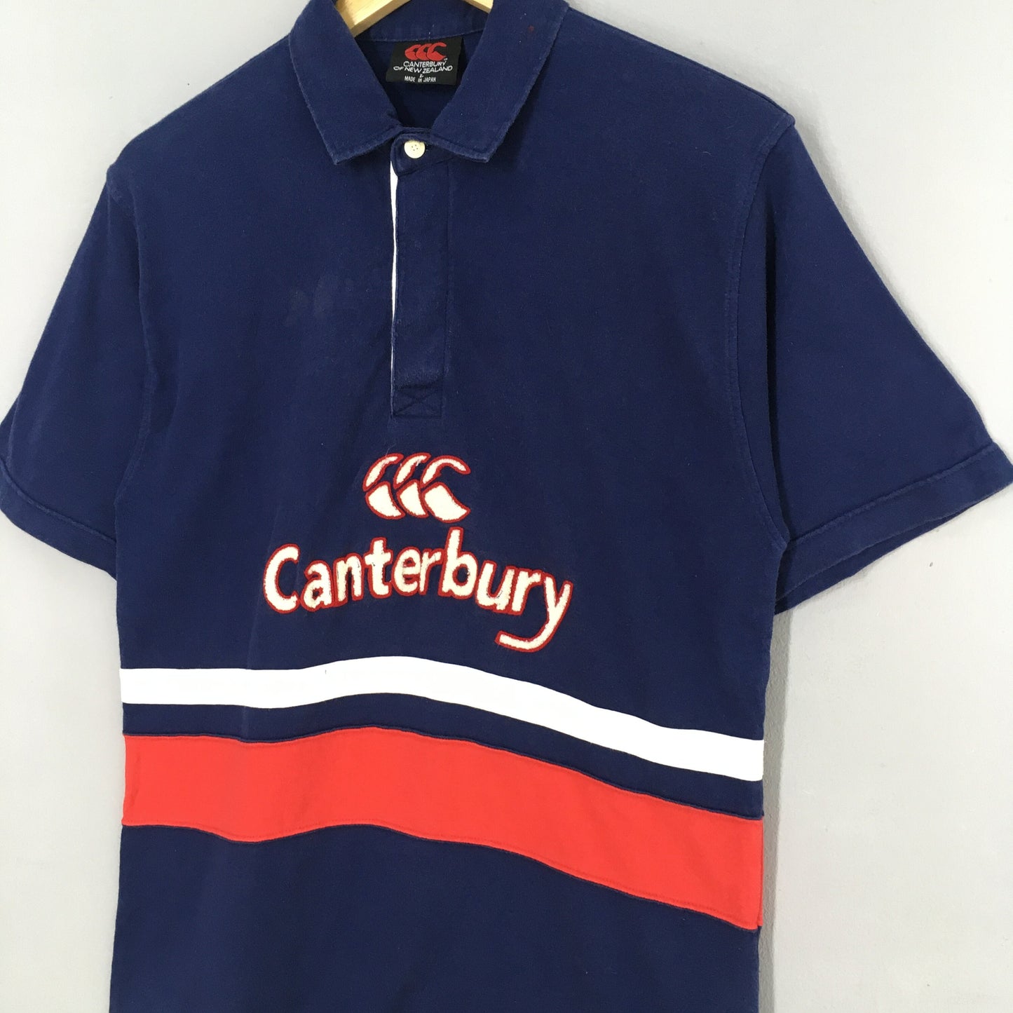 Canterbury Of New Zealand Rugby Blue Polo Shirt