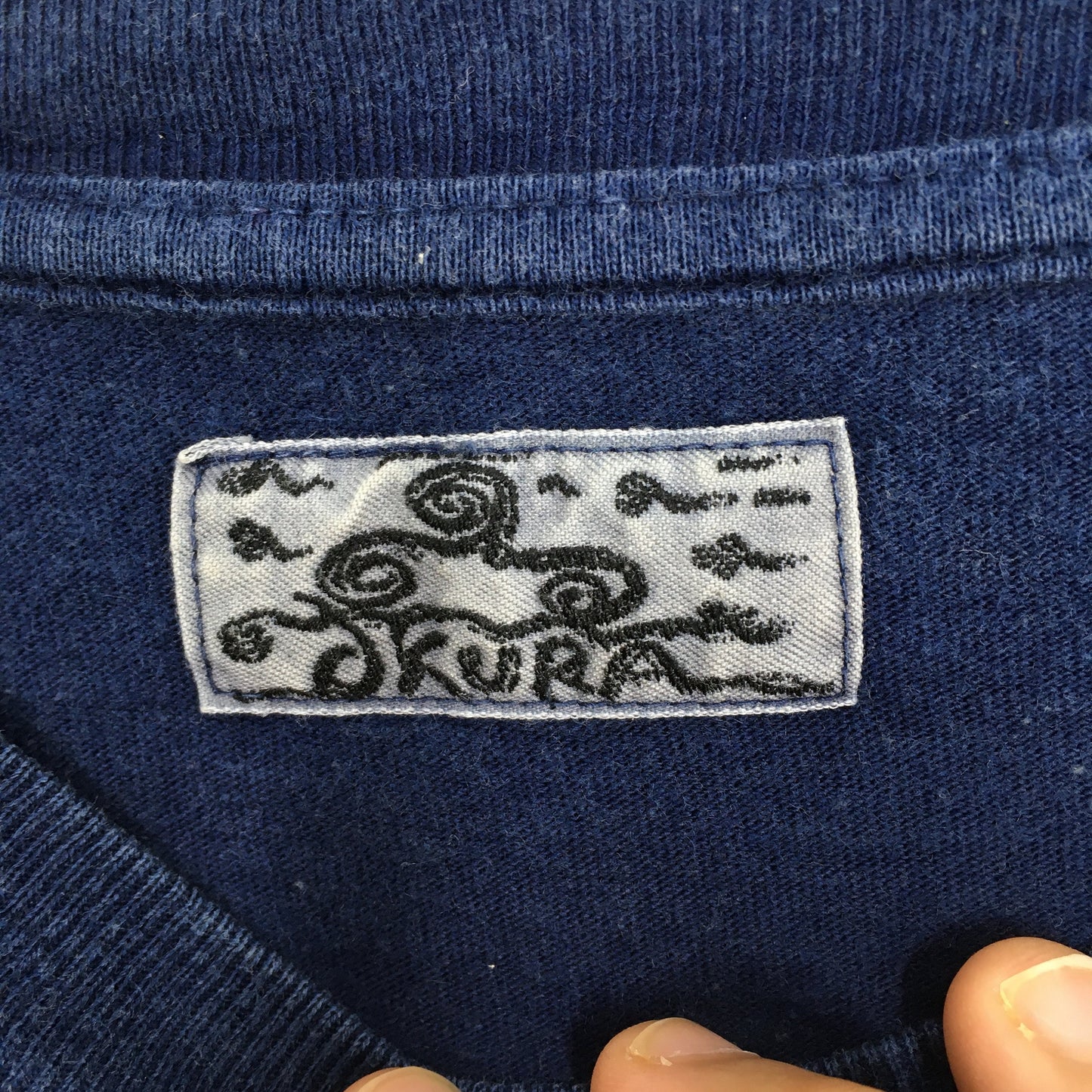 Okura Japan Indigo Blue Tshirt Medium