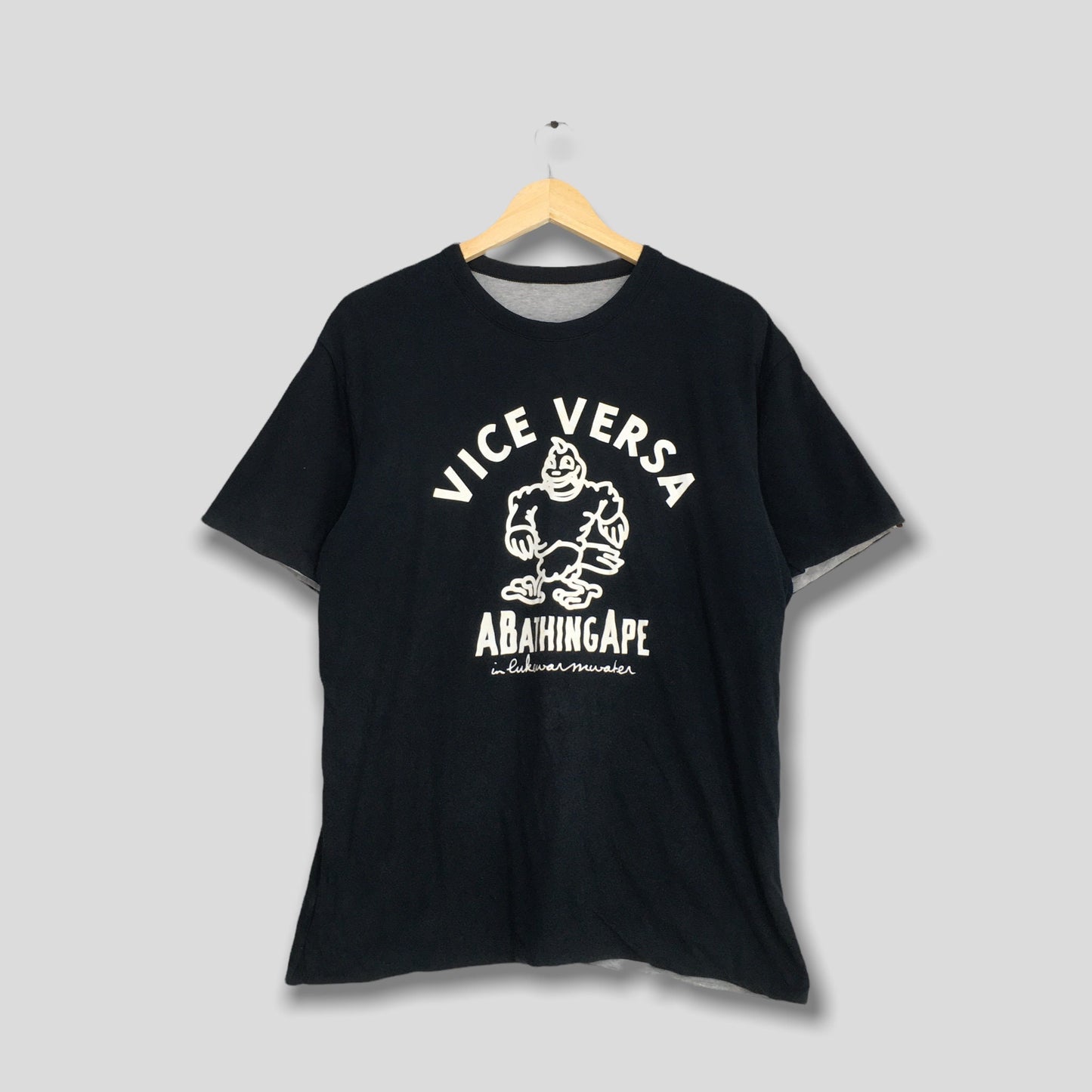 A Bathing Ape Bape Vice Versa Wliaba Reversible T shirt