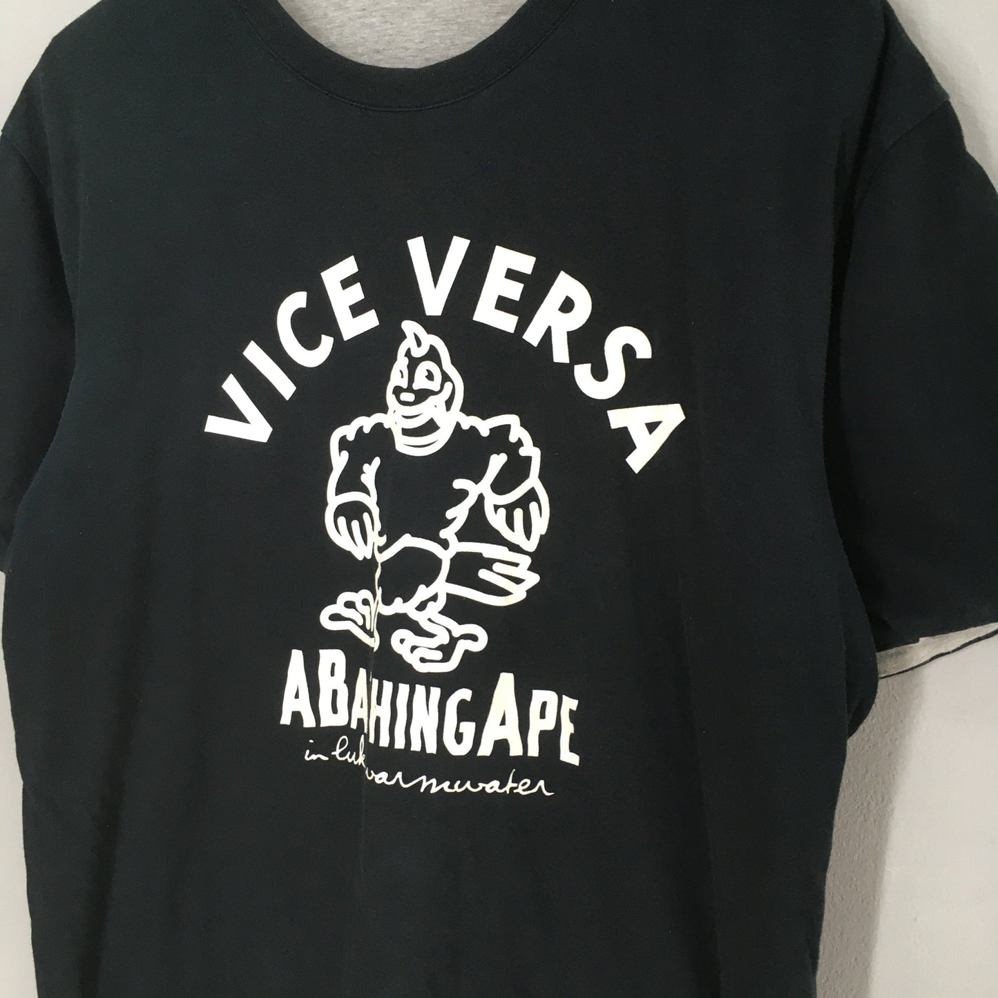 A Bathing Ape Bape Vice Versa Wliaba Reversible T shirt