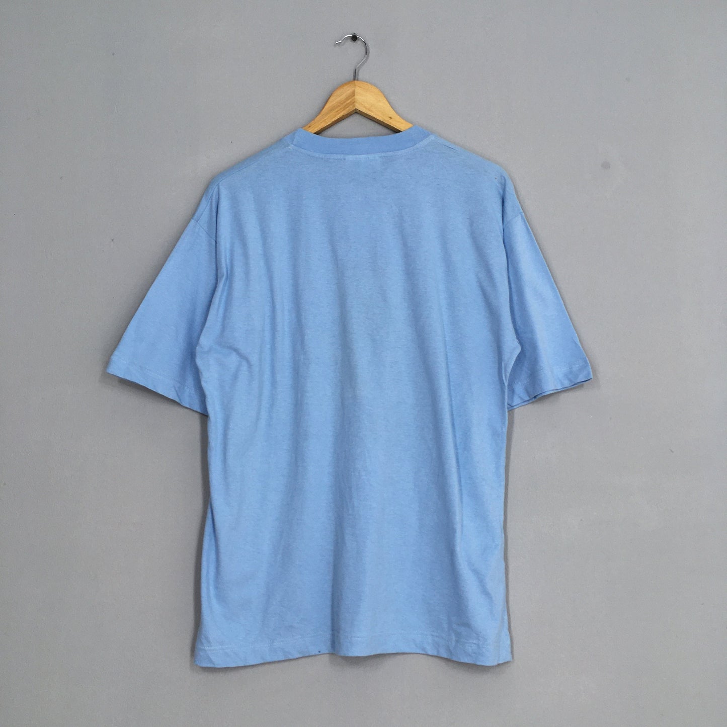 Valentino Printed Logo Blue Tshirt Medium